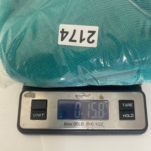 J.Jill Linen Blend Open Front Cardigan Womesn 3X Teal Pockets Long Line Coastal - Picture 10 of 10